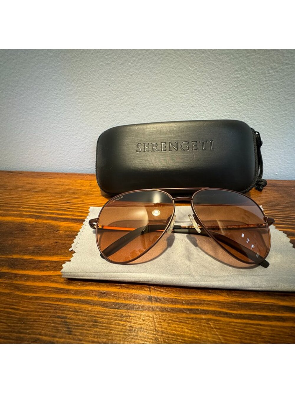 Serengeti Carrara SS014003 Aviator-Style Driver's Sunglasses